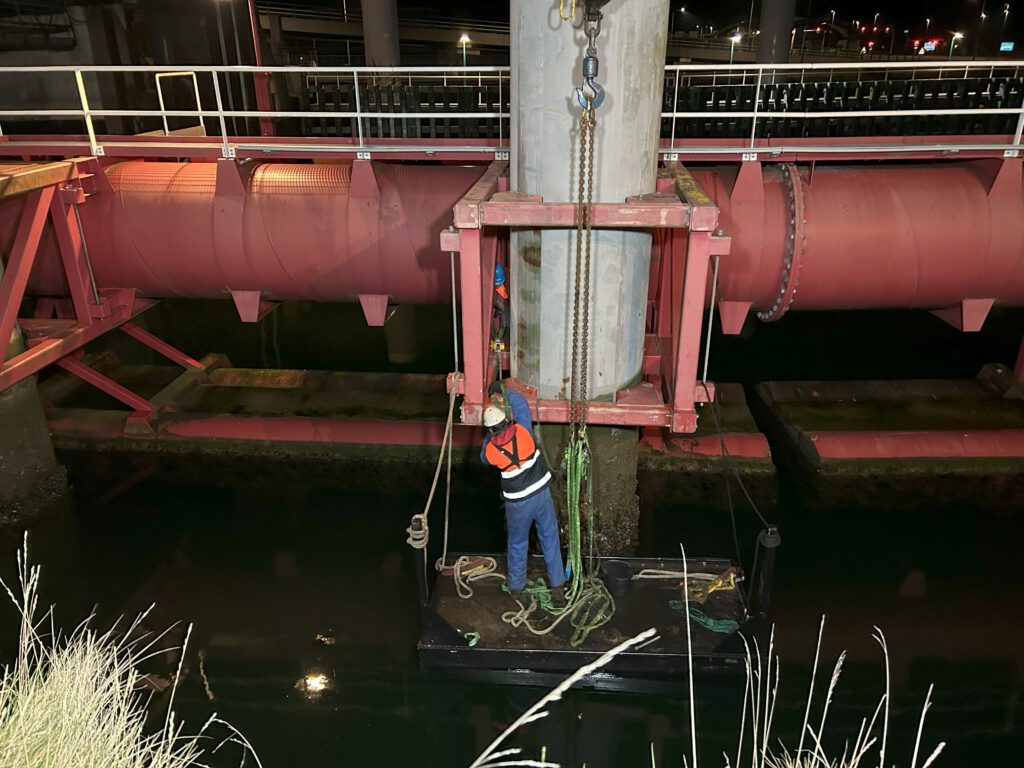 herstel lange fuik Den Helder