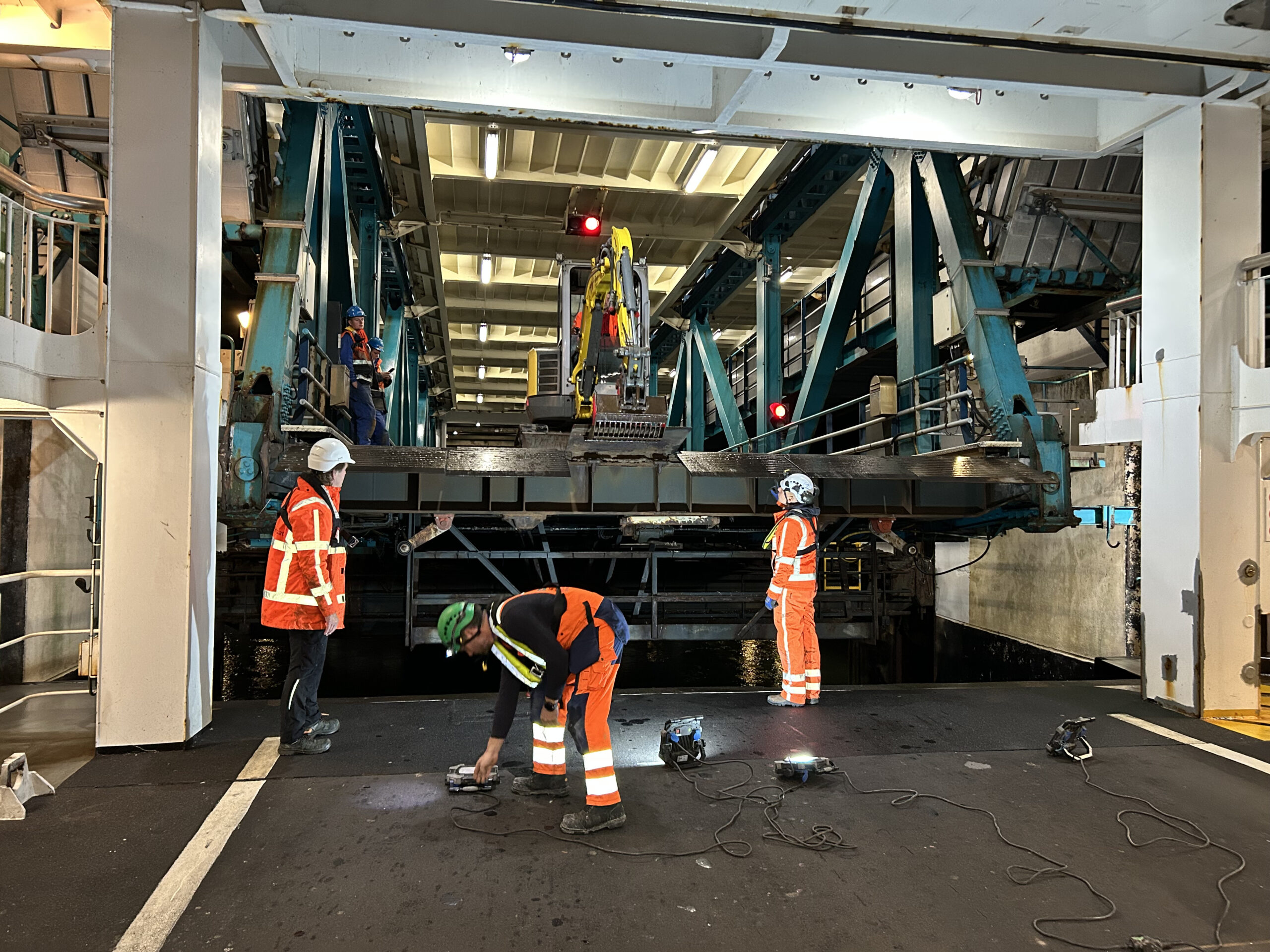 veerhaven Texel inspectie kleppen