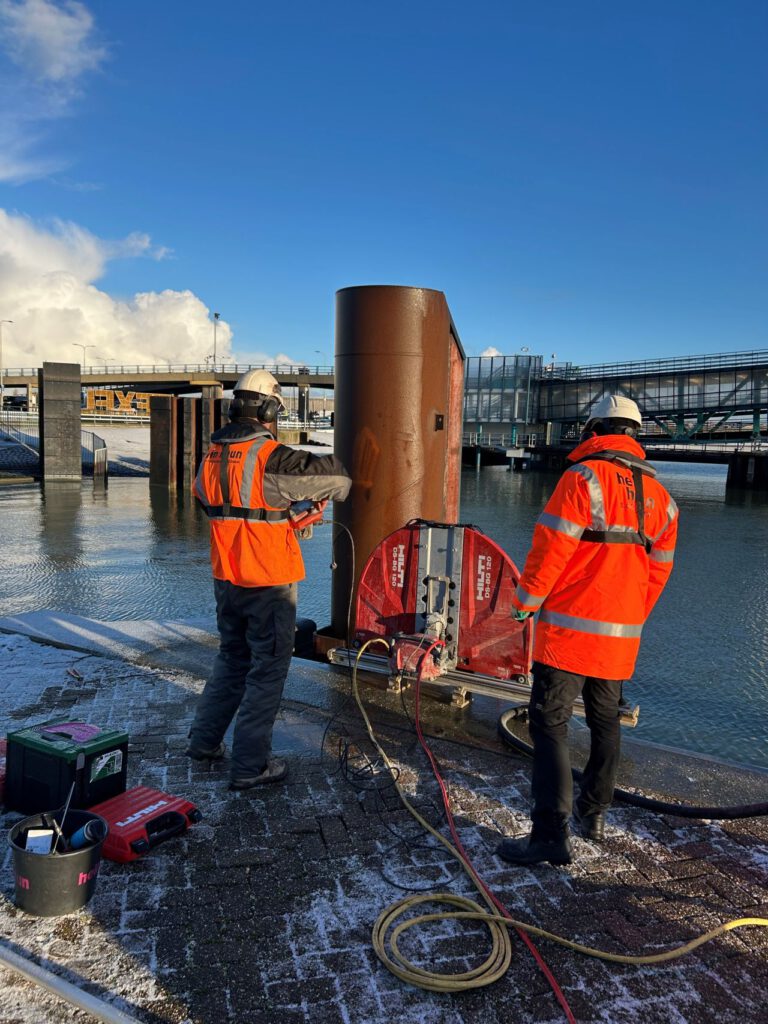 onderhoudskade texel beton zaagwerk