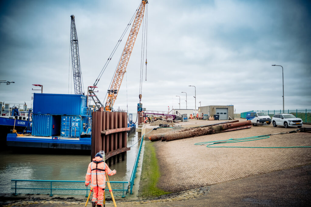 onderhoudskade texel nieuwe meerpalen
