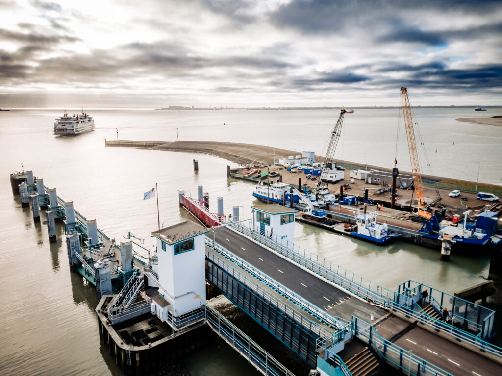 onderhoudskade texel nieuwe meerpalen