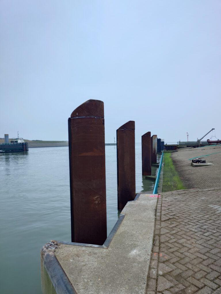 onderhoudskade texel nieuwe meerpalen